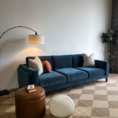 Interior Define Gabby Sofa in Blue Performance Fabric