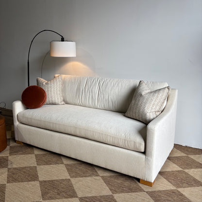 Interior Define Ella Sofa in Cream Performance Fabric