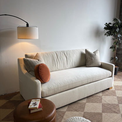 Interior Define Ella Sofa in Cream Performance Fabric