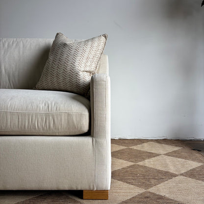 Interior Define Ella Sofa in Cream Performance Fabric