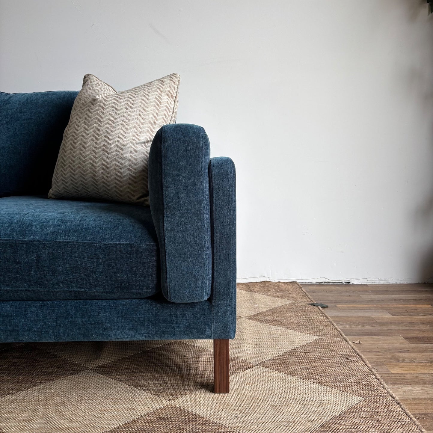 Interior Define Gabby Sofa in Blue Performance Fabric