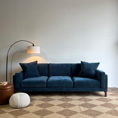 Interior Define Gabby Sofa in Blue Performance Fabric