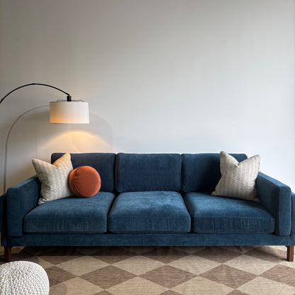 Interior Define Gabby Sofa in Blue Performance Fabric