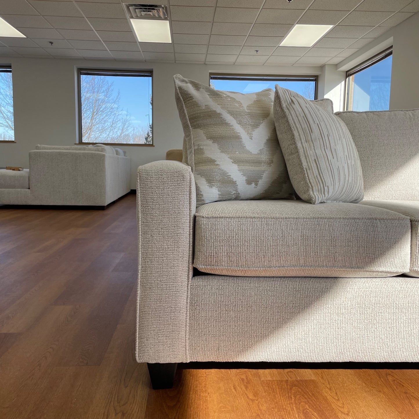 Linden Sofa in Sand Fabric