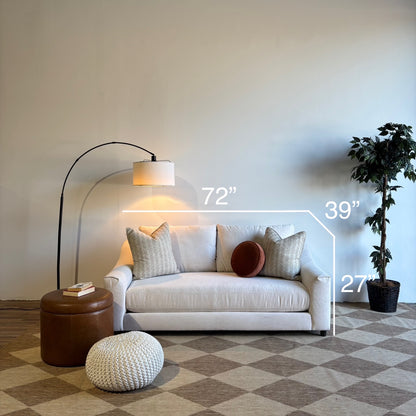 Interior Define Saylor Sofa in Cream Performance Fabric