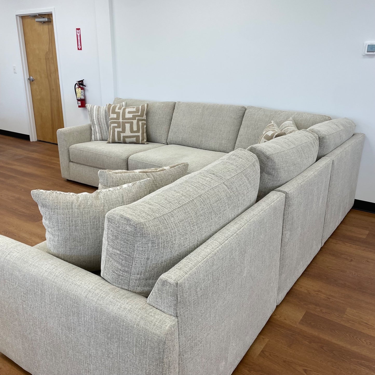 Willow Modular Corner Sectional in Beige Fabric