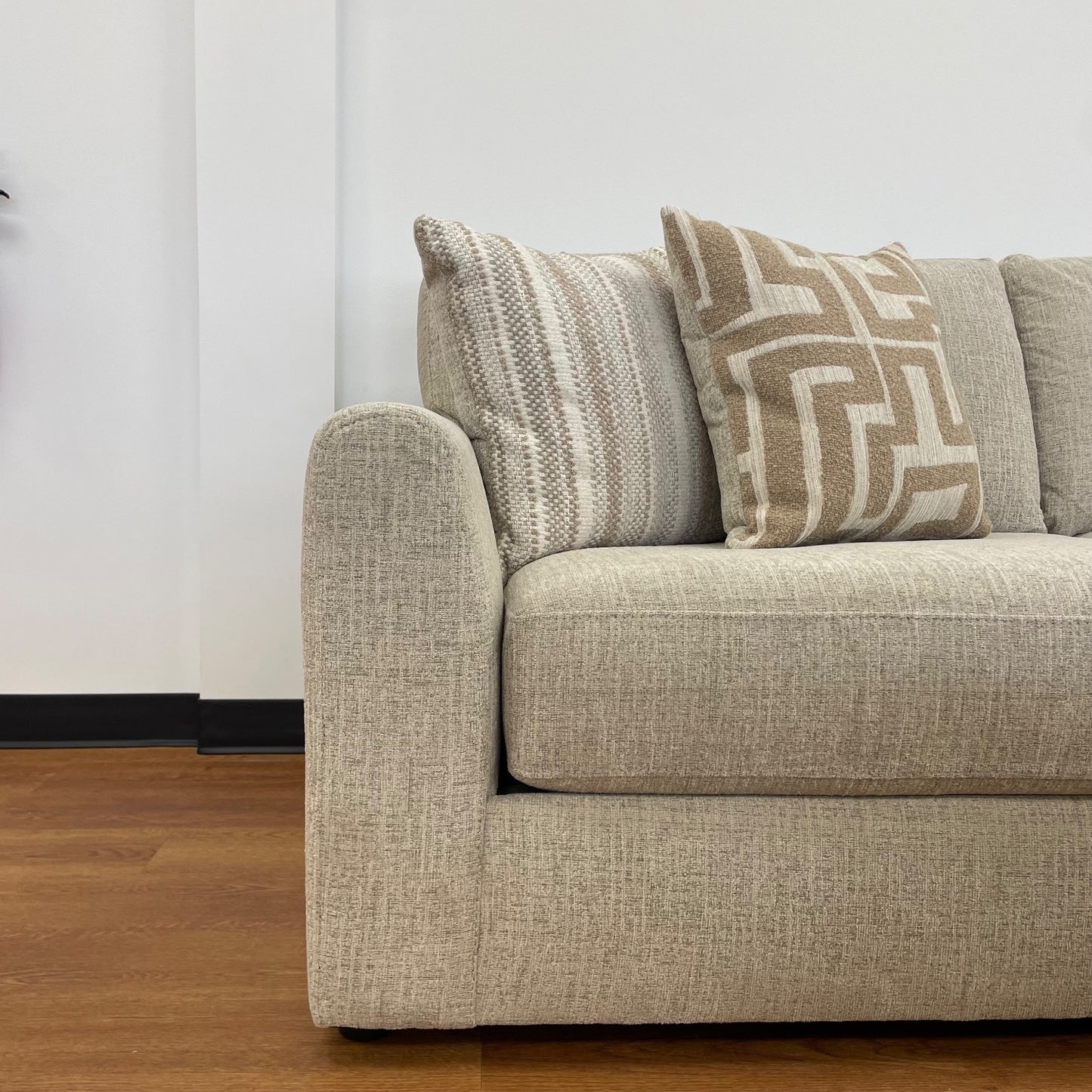 Willow Modular Corner Sectional in Beige Fabric