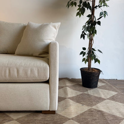 Interior Define Scarlett Sofa in White Performance Fabric