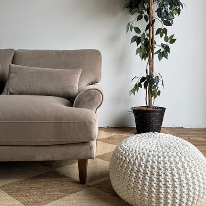 Interior Define Maxwell Sofa in Grey Performance Plush Velvet