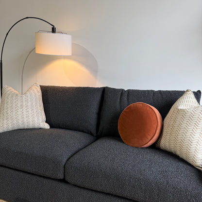 Interior Define Sloan Queen Sleeper Sofa in Black Performance Loop Weave