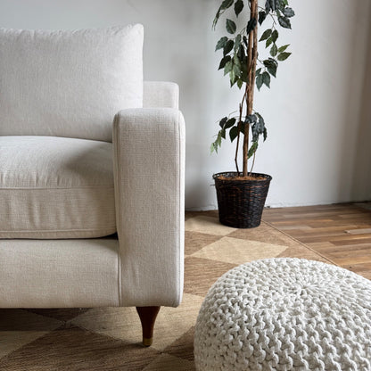 Interior Define Sloan Accent Chairs in White Performance Fabric