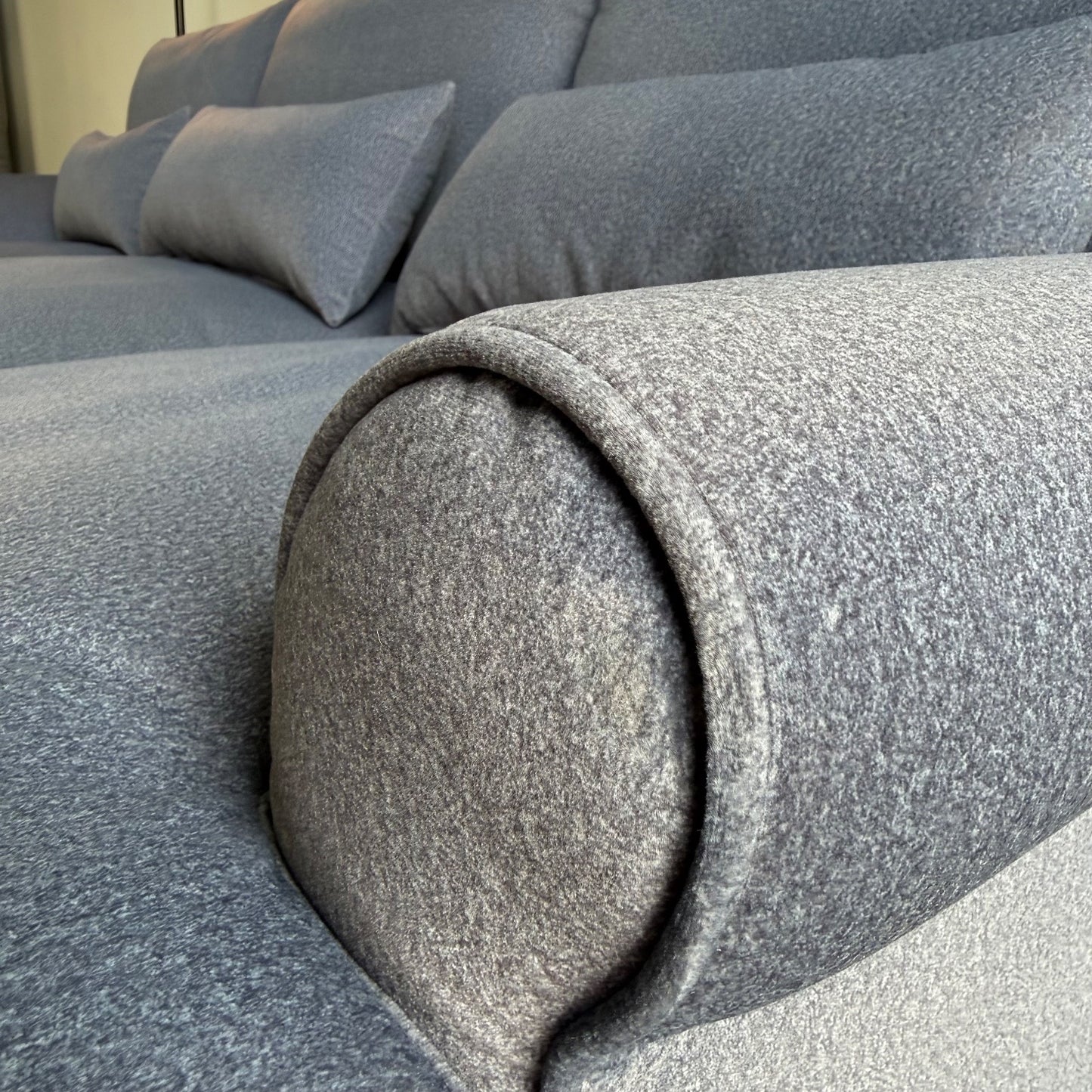 Interior Define Maxwell Sofa in Blue Performance Fabric