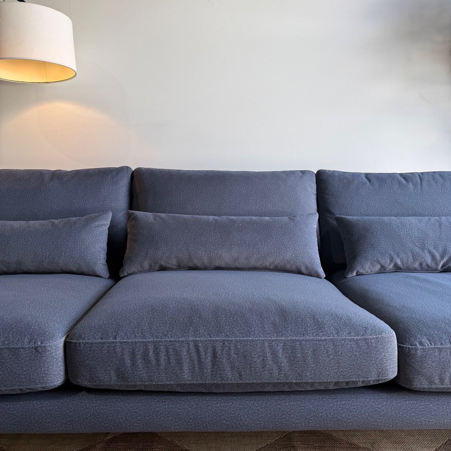 Interior Define Maxwell Sofa in Blue Performance Fabric