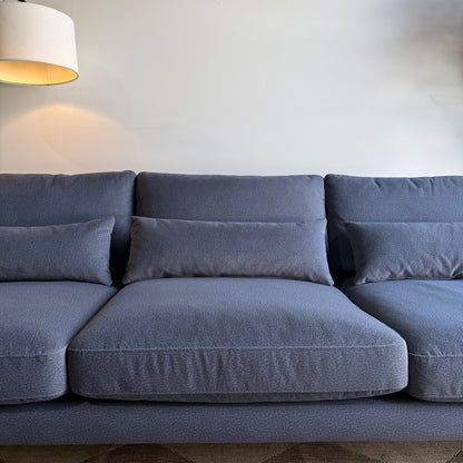 Interior Define Maxwell Sofa in Blue Performance Fabric
