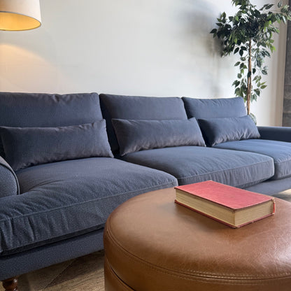 Interior Define Maxwell Sofa in Blue Performance Fabric