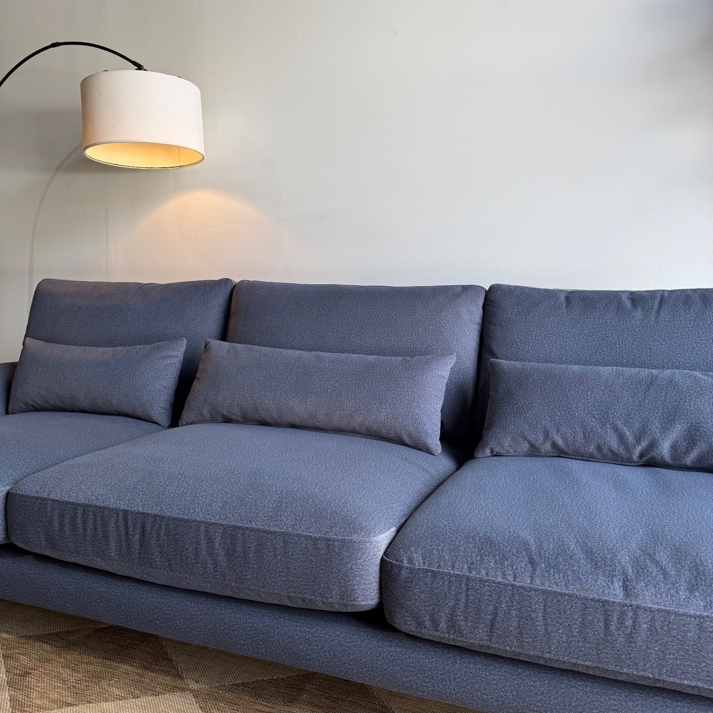 Interior Define Maxwell Sofa in Blue Performance Fabric