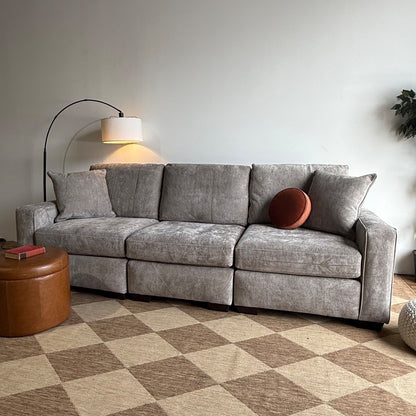 Atlas Modular Sofa in Gray Chenille
