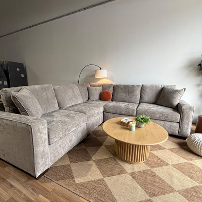 Atlas Modular Corner Sectional in Gray Chenille