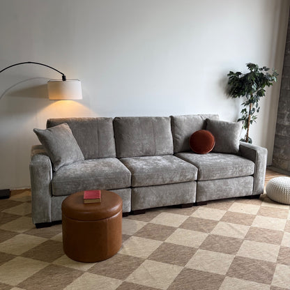 Atlas Modular Sofa in Gray Chenille