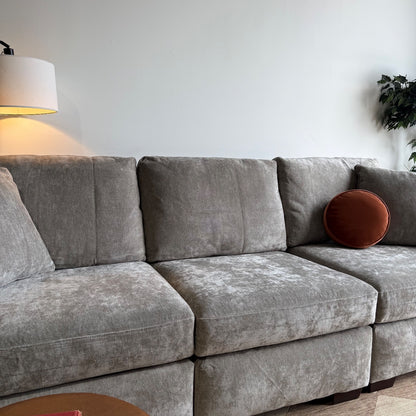 Atlas Modular Sofa in Gray Chenille
