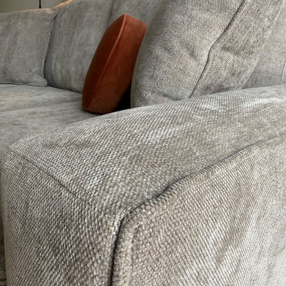 Atlas Modular U-Shape Enclosed in Gray Chenille