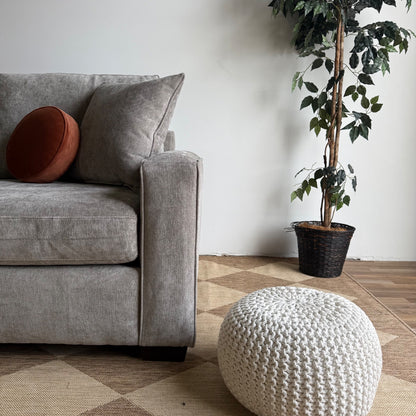 Atlas Modular U-Shape Enclosed in Gray Chenille