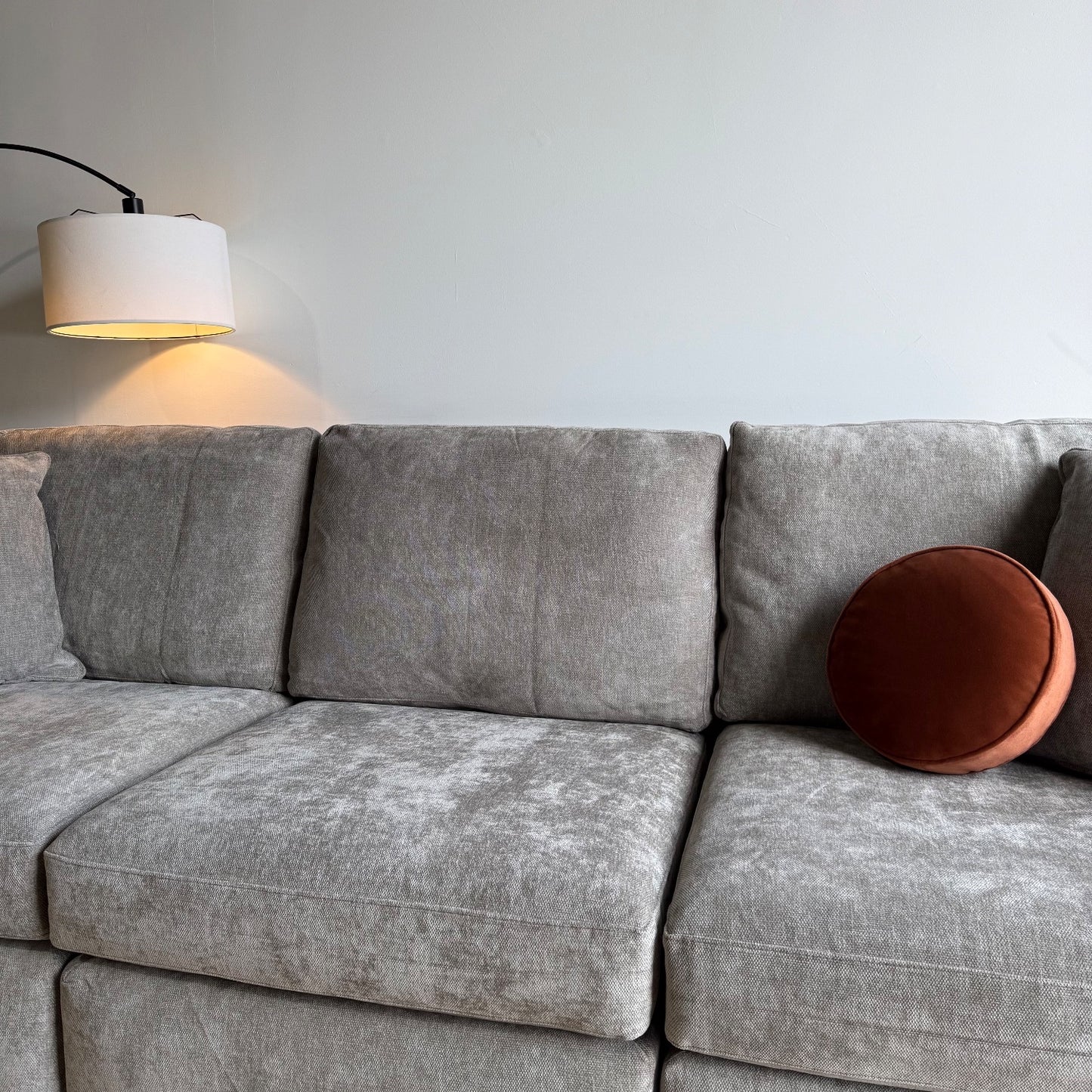 Atlas Modular Sofa in Gray Chenille