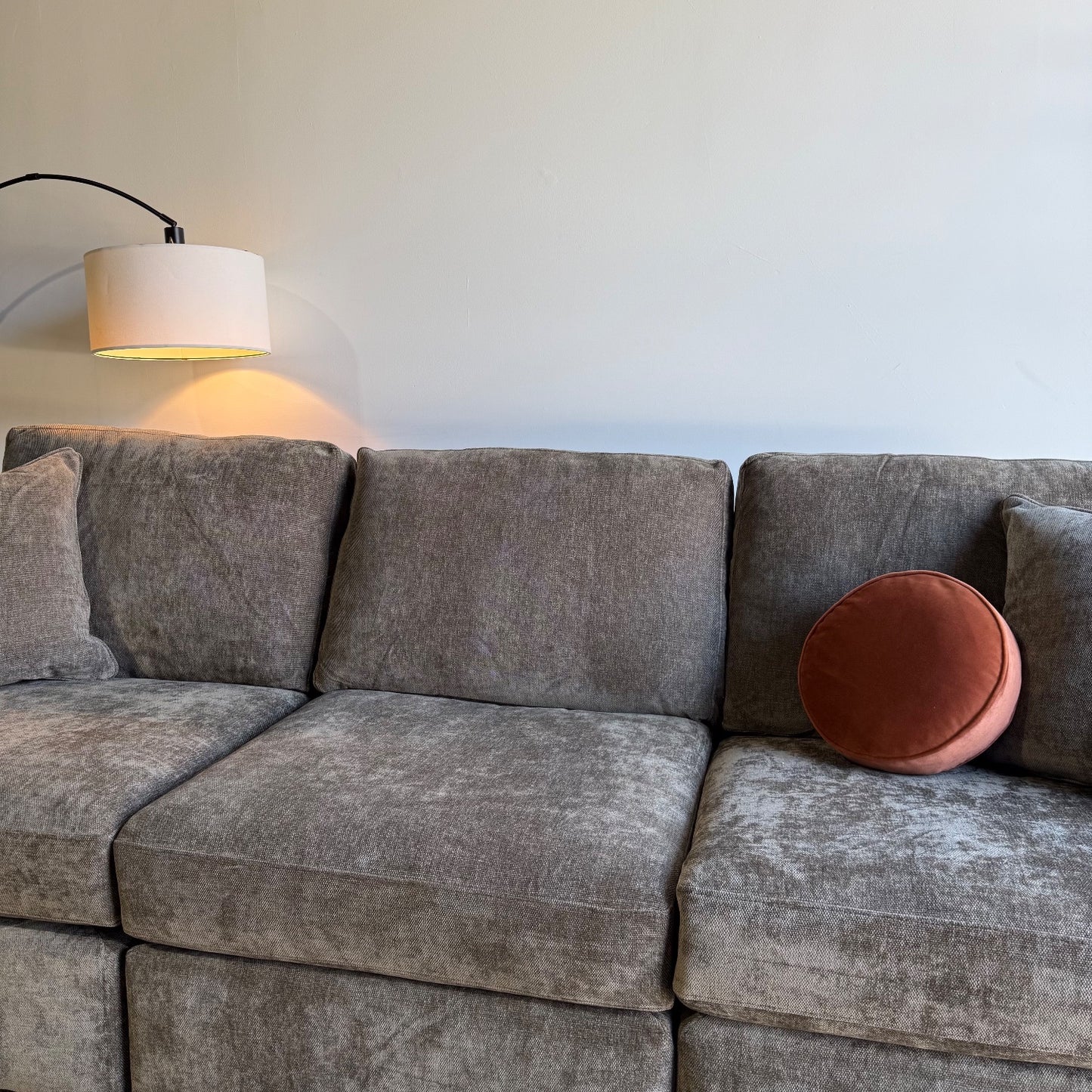 Atlas Modular Sofa in Brown Chenille