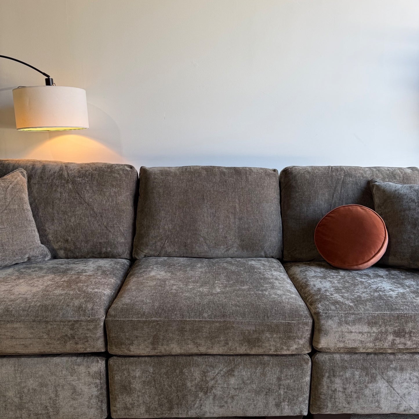 Atlas Modular Sofa in Brown Chenille