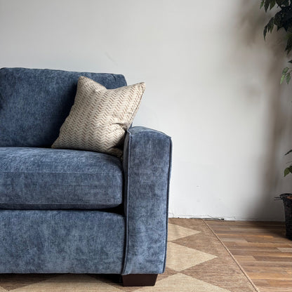 Atlas Modular Sofa in Blue Chenille