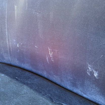 Interior Define Fiona Sofa in Blue Performance Velvet
