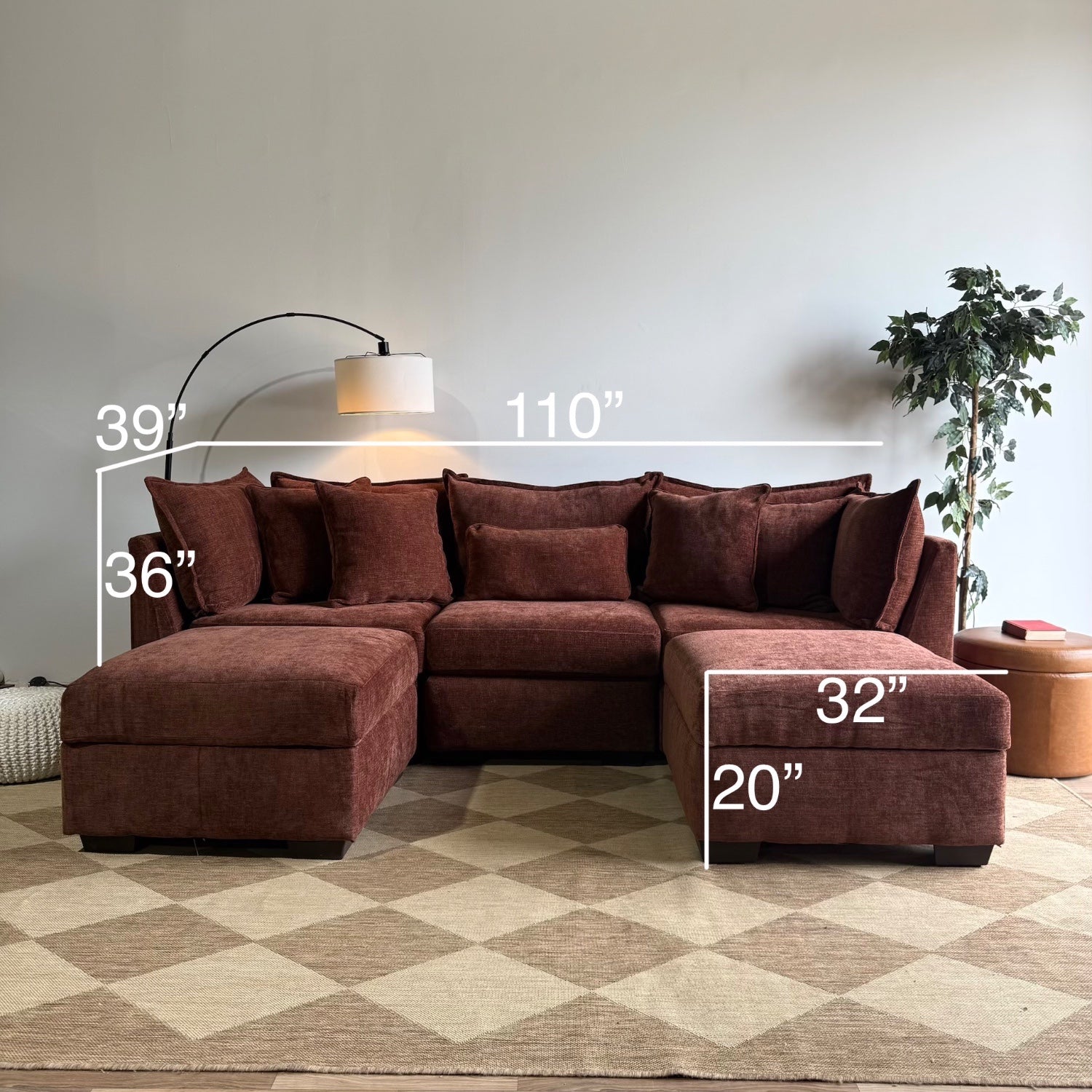 Ambler Modular Double Chaise — Kindred Couches