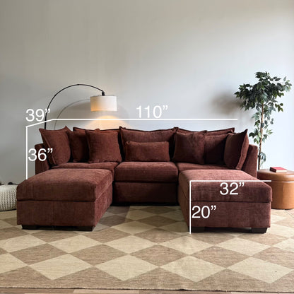 Ambler Modular Double Chaise — Kindred Couches