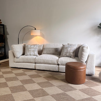 Georgia Sofa in Cream Boucle