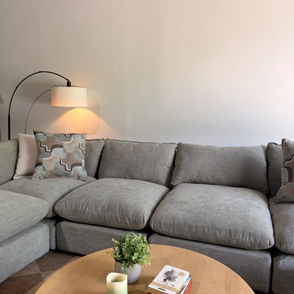 Mesa Grand Corner Sectional in Sage Green Chenille