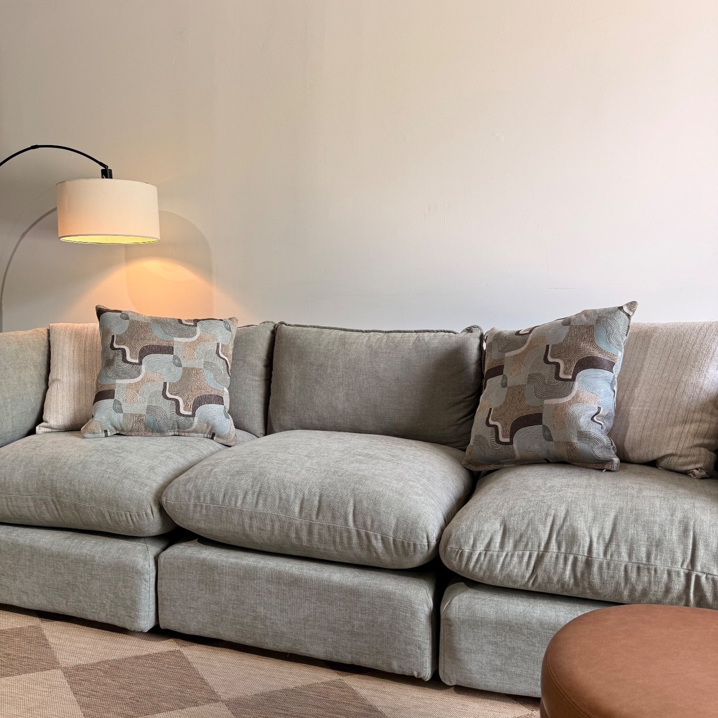 Mesa Sofa in Sage Green Chenille