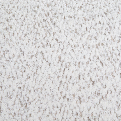 Georgia L-Shape Sectional + Ottoman in Cream Boucle