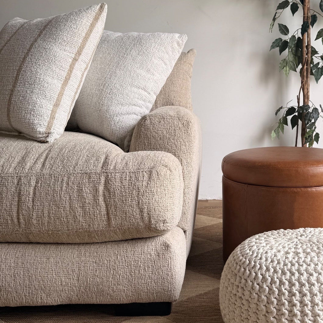 Parker Grand Corner Sectional in Beige — Kindred Couches