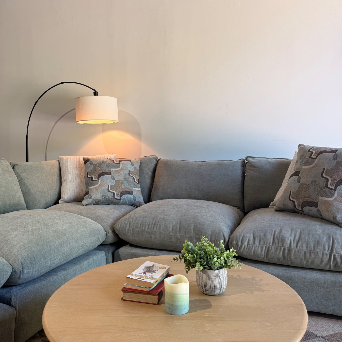 Mesa Corner Sectional in Sage Green