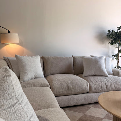 Parker Corner Sectional in Beige — Kindred Couches