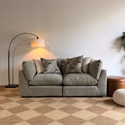 Mesa Loveseat in Sage Green Chenille