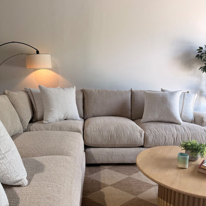 Parker Corner Sectional in Beige — Kindred Couches