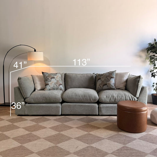 Mesa Sofa in Sage Green Chenille