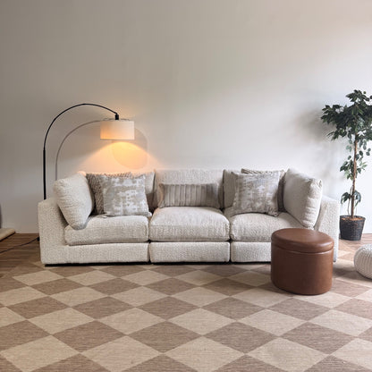 Georgia Sofa in Cream Boucle