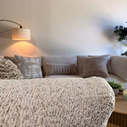 Georgia Corner Sectional in Cream Boucle — Kindred Couches