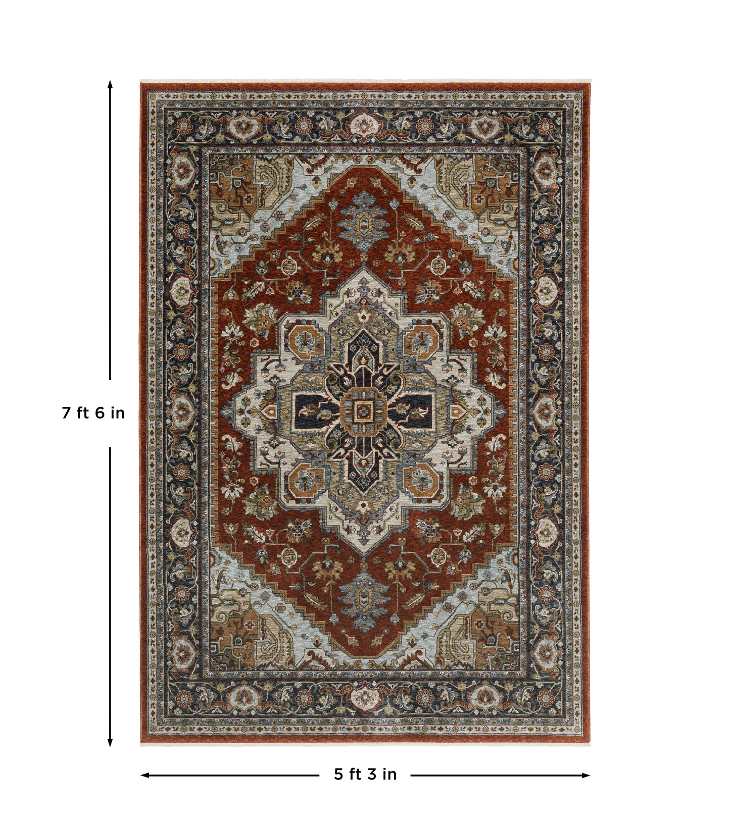 Aberdeen Area Rug — 1144R (Red)