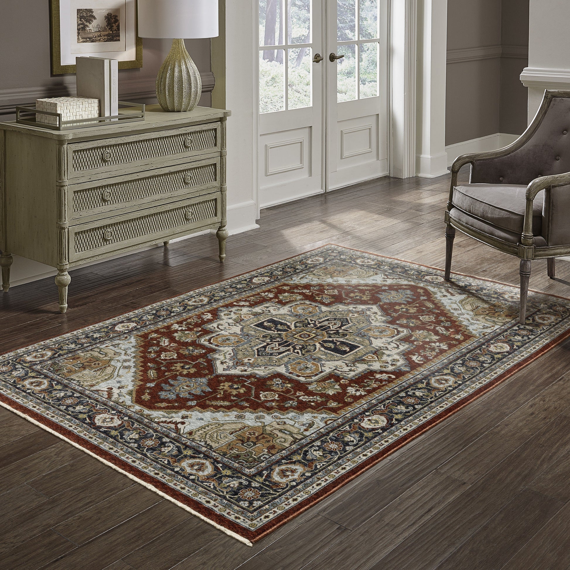 Aberdeen 1144R rug in a room setting