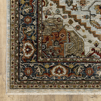 Aberdeen Area Rug — 1144W (Ivory/Blue)
