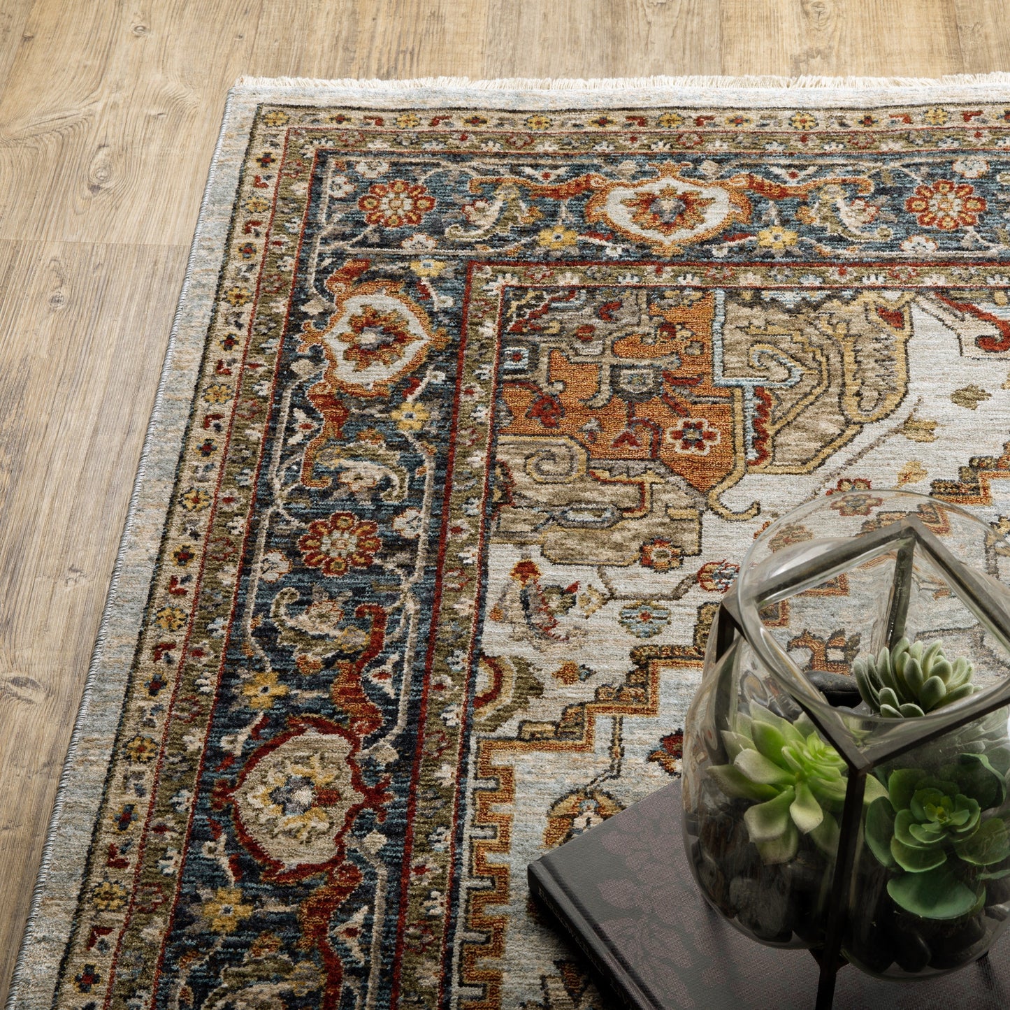 Aberdeen Area Rug — 1144W (Ivory/Blue)