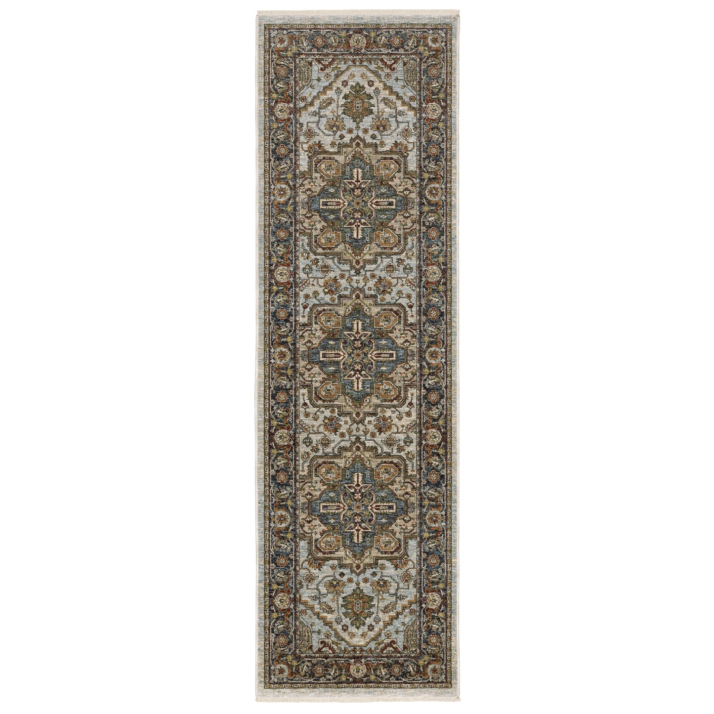 Aberdeen Area Rug — 1144W (Ivory/Blue)